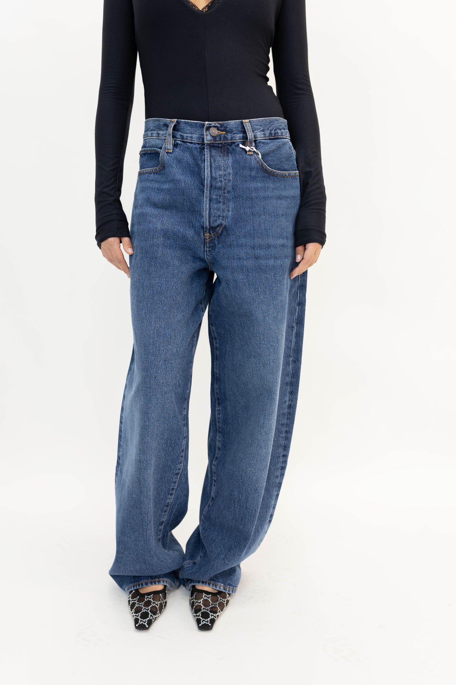 FRAME x AMELIA GRAY-THE DETOUR JEAN IN GEAR JEANS FRAME 