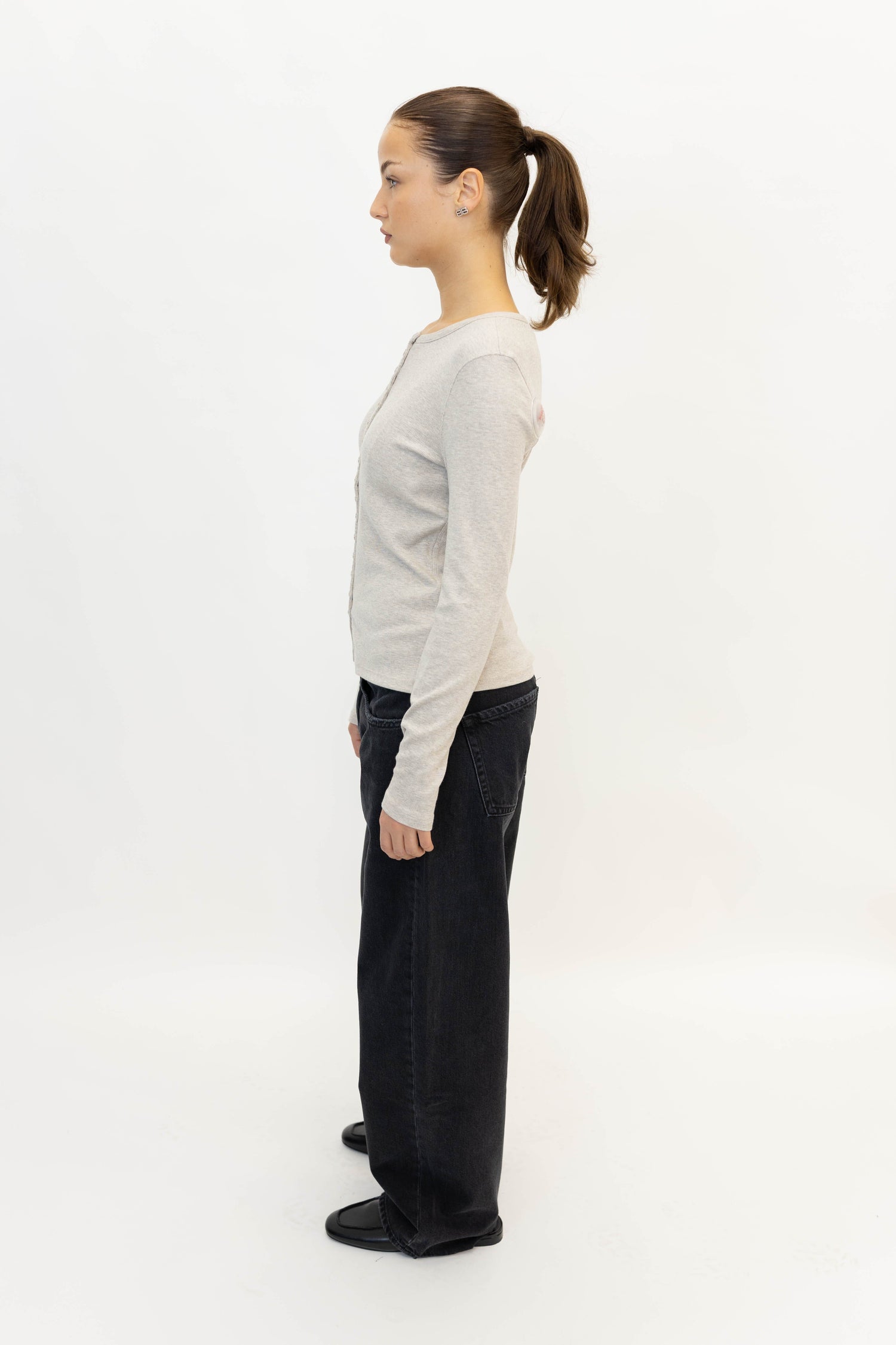 BEA BAGGY JEANS IN GRAPHITE BLACK JEANS ICON DENIM 