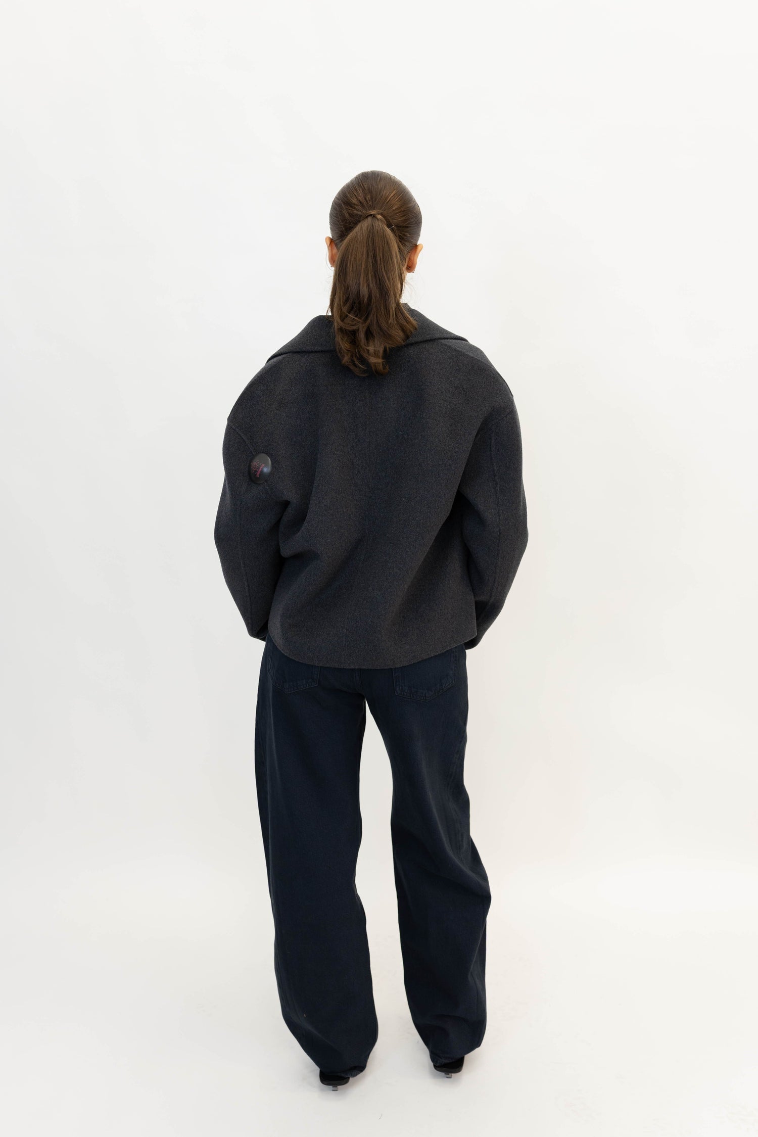 COLLINS JACKET IN DARK GREY JACKET HERSKIND 