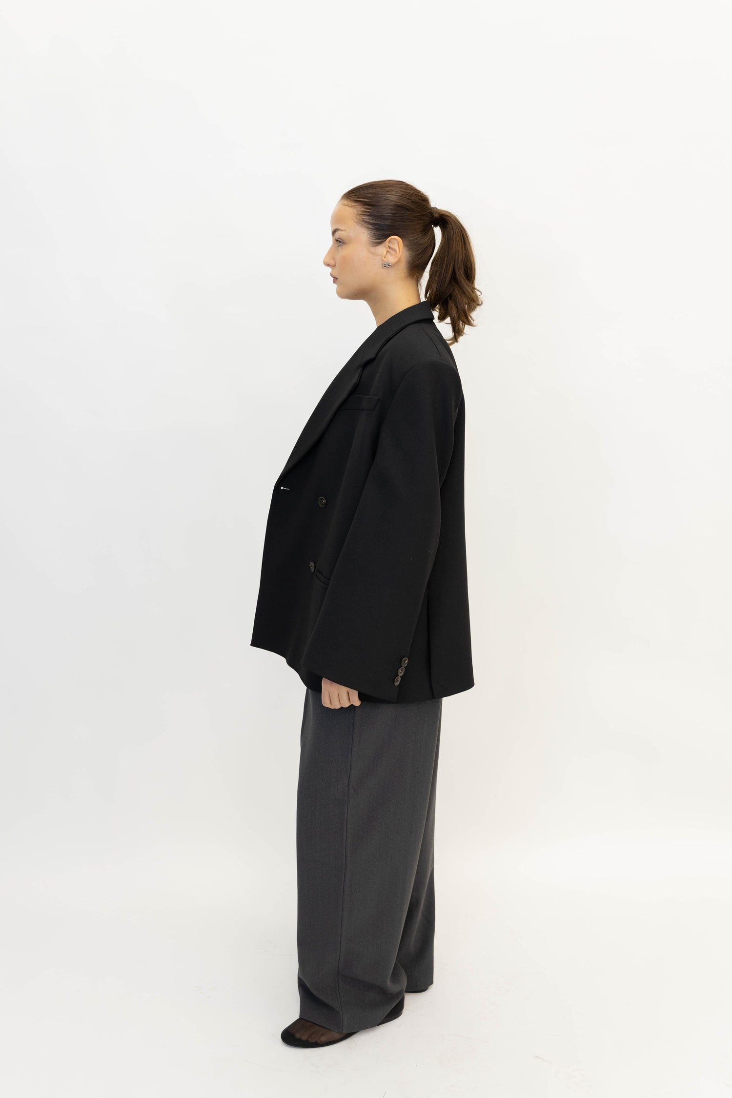 RAMONA BLAZER IN BLACK BLAZER BY MALENE BIRGER 
