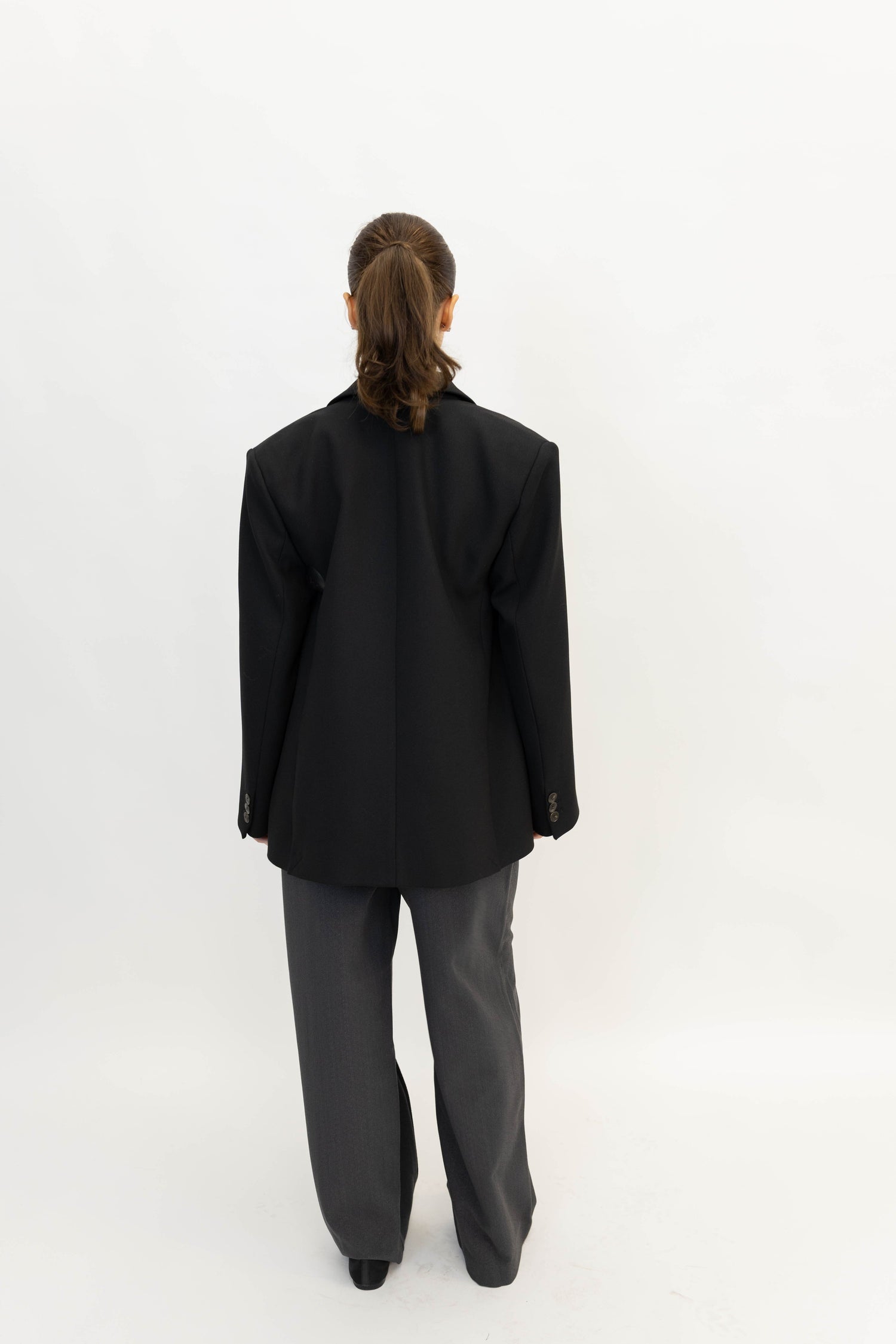 RAMONA BLAZER IN BLACK BLAZER BY MALENE BIRGER 