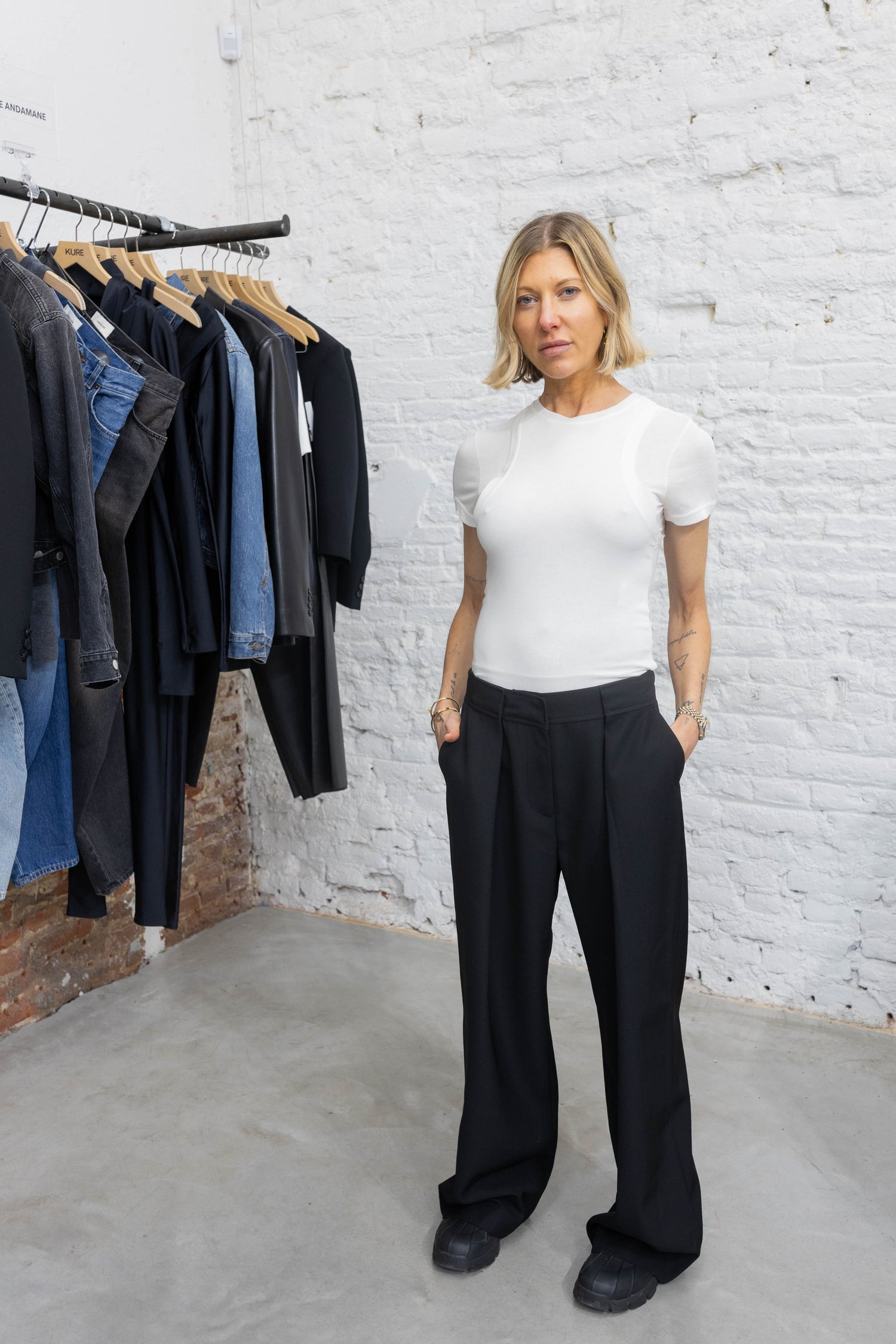 LULU TROUSERS IN BLACK PANTS WON HUNDRED 