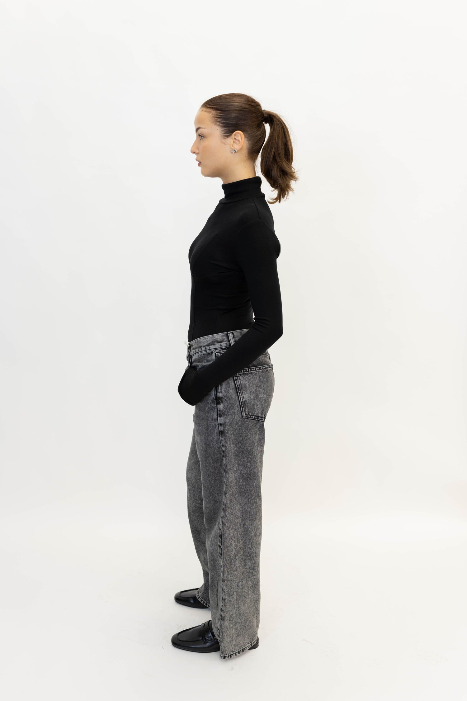 VINOLA JEANS IN WASHED BLACK JEANS BY MALENE BIRGER 