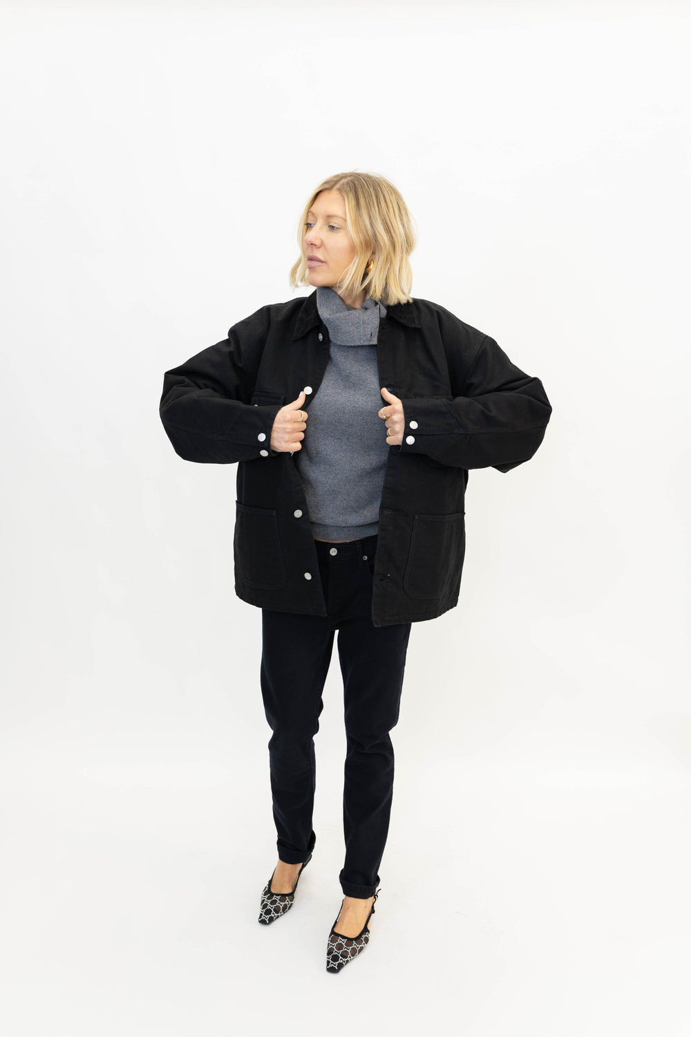 MICHIGAN COAT IN BLACK JACKET CARHARTT 