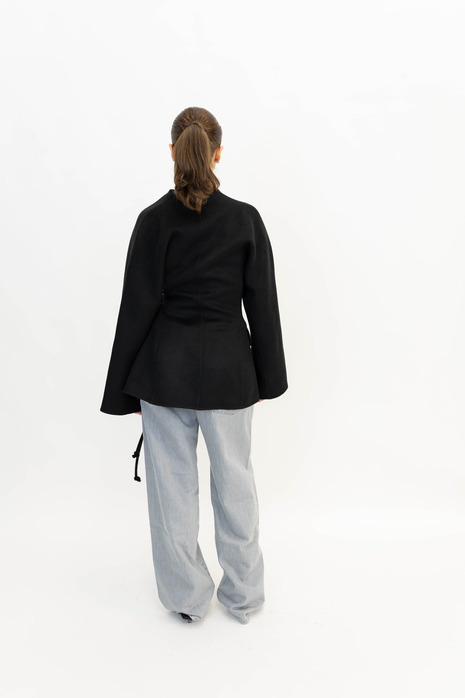 LALOU WOOL BLAZER IN BLACK BLAZER BY MALENE BIRGER 