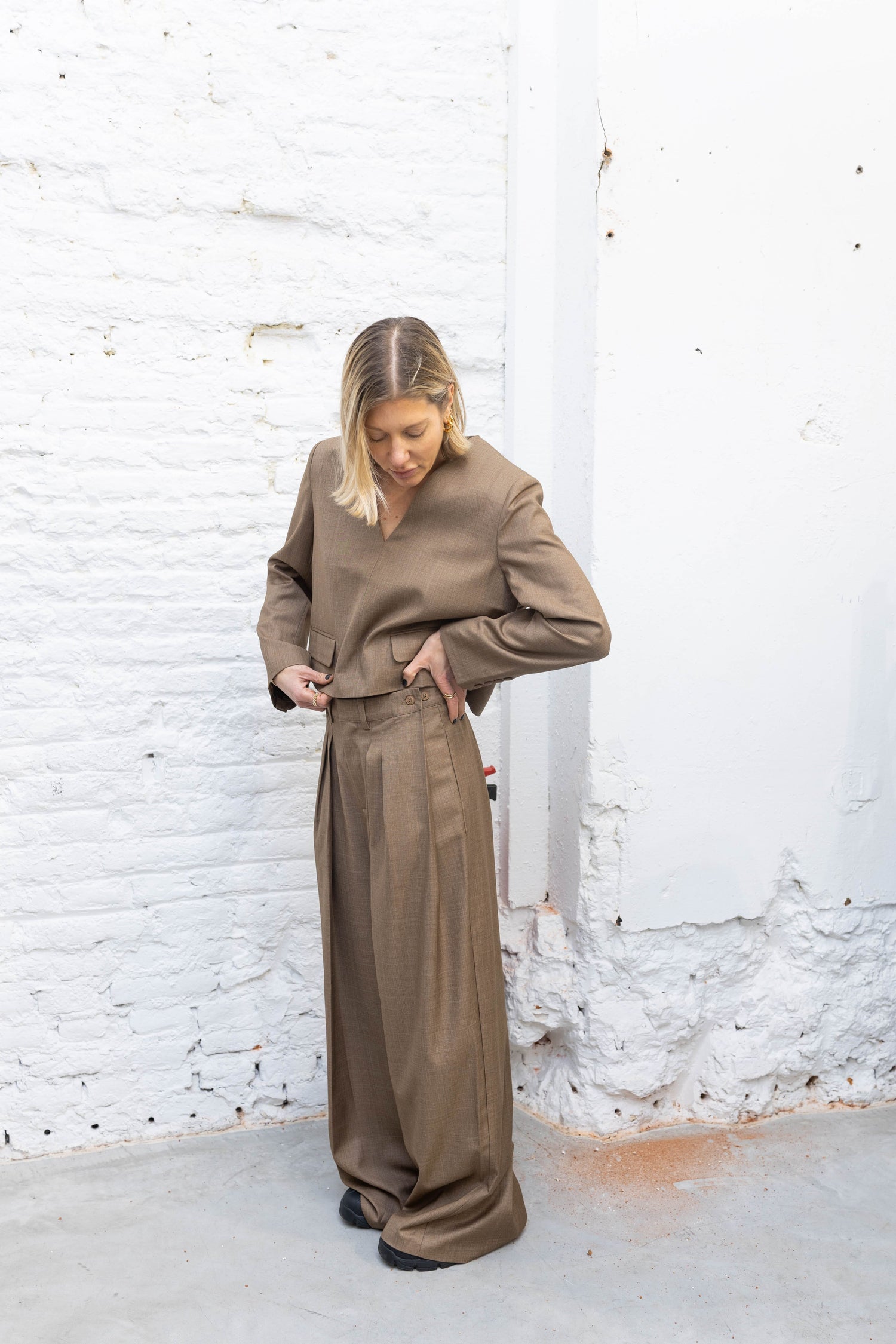 SCHANY MW PANTS IN ERMINE PANTS GESTUZ 