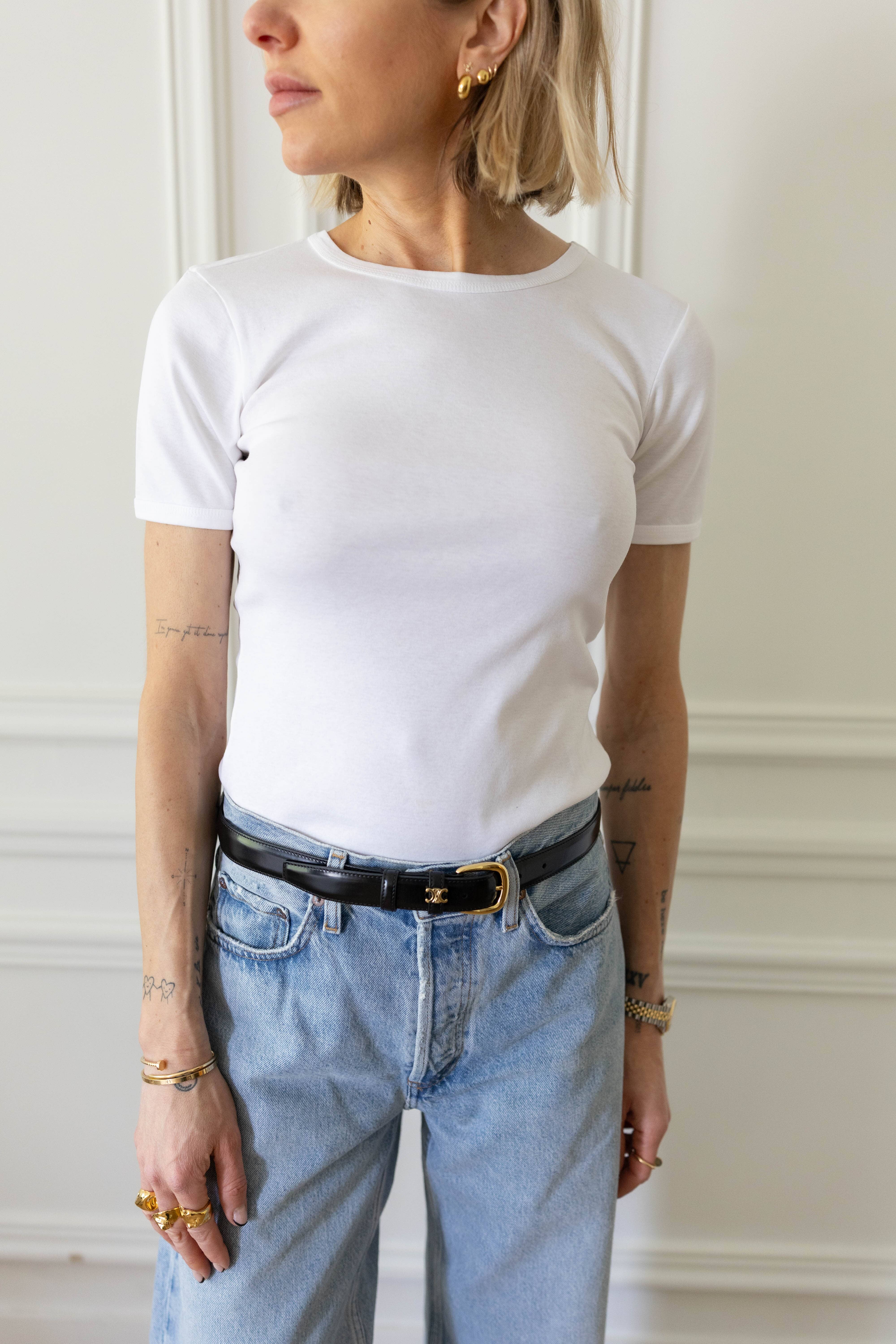 RIVER T-SHIRT IN WHITE T-SHIRT HERSKIND 