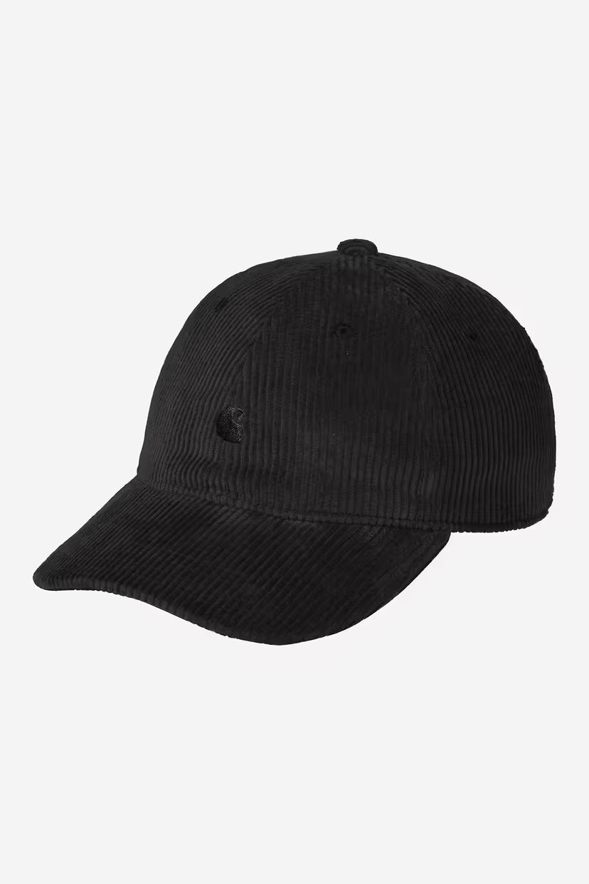 HARLEM CAP IN BLACK CAP CARHARTT 