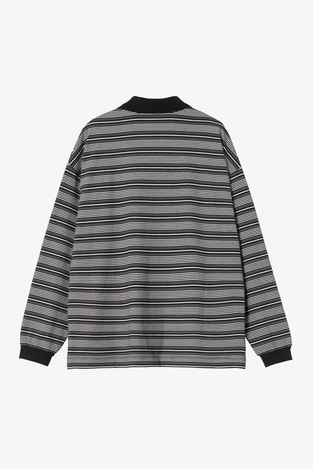 LARGO STRIPES POLO IN BLACK POLO CARHARTT 