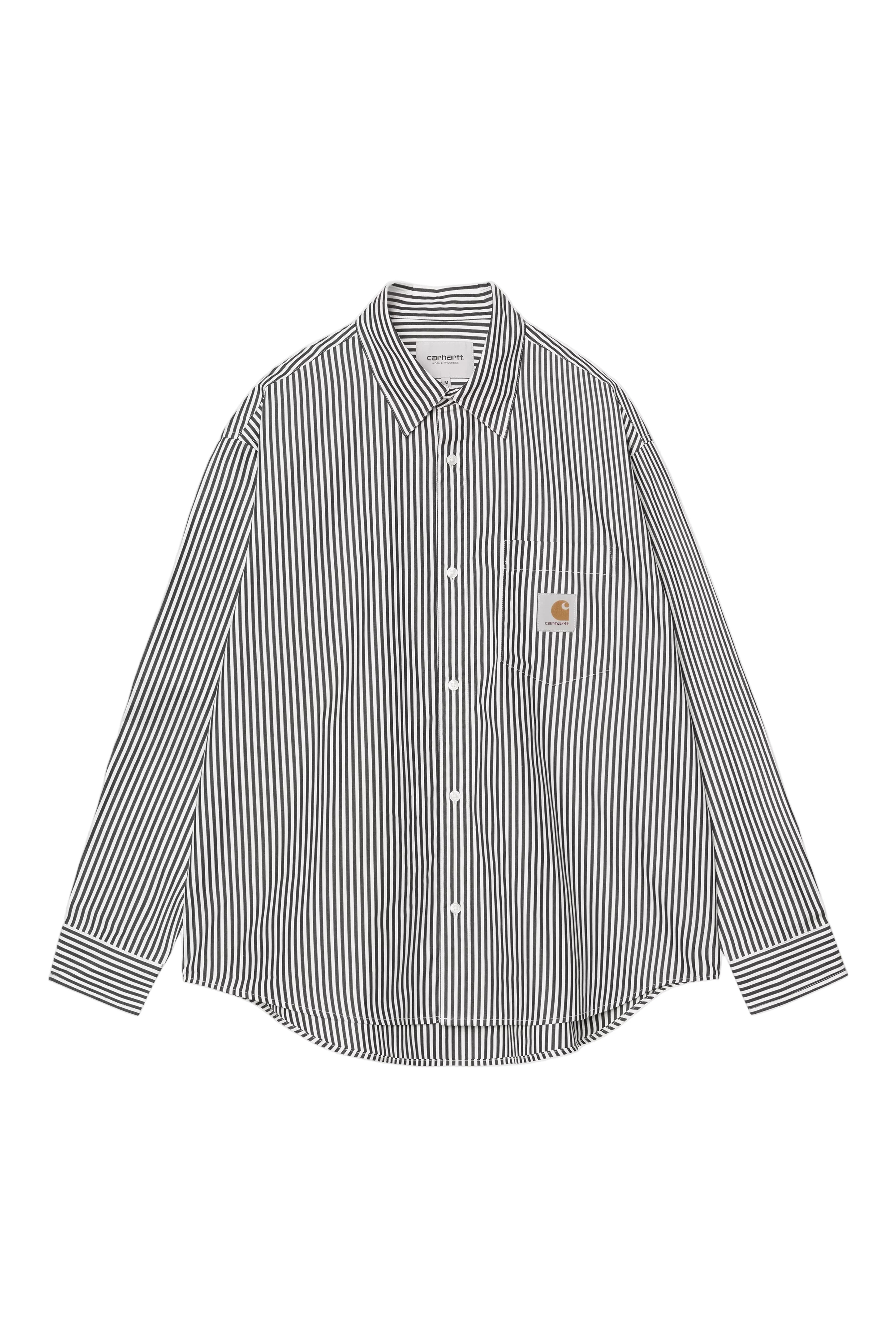 W’ L/S DALDRY STRIPE SHIRT IN BLACK SHIRT CARHARTT 