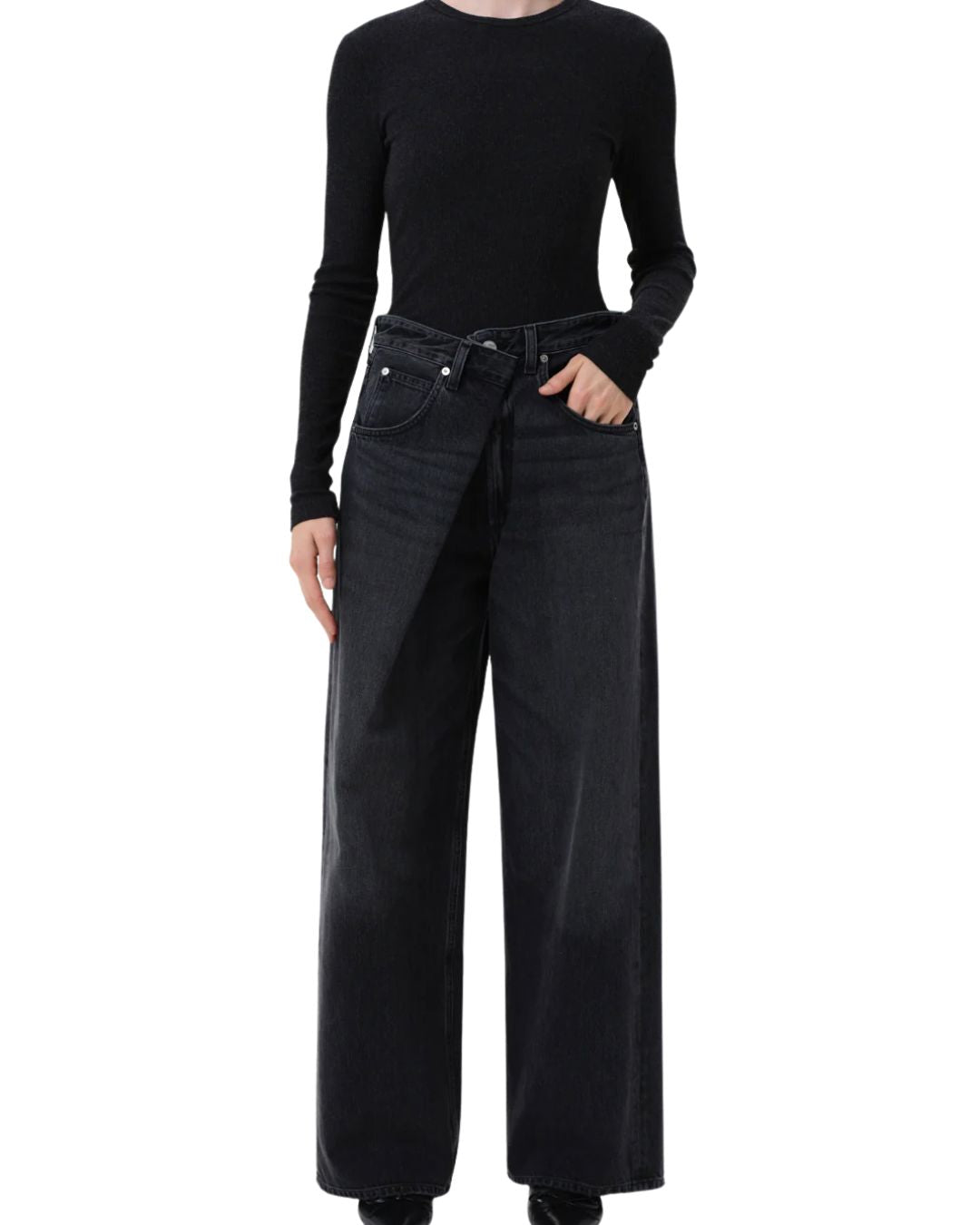 VANA FOLD JEAN IN ARCANE JEANS AGOLDE 