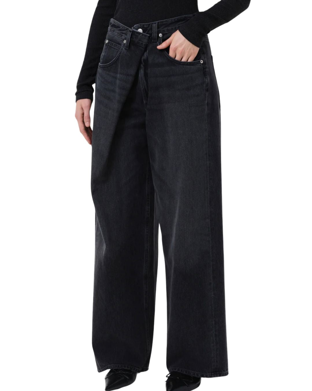 VANA FOLD JEAN IN ARCANE JEANS AGOLDE 