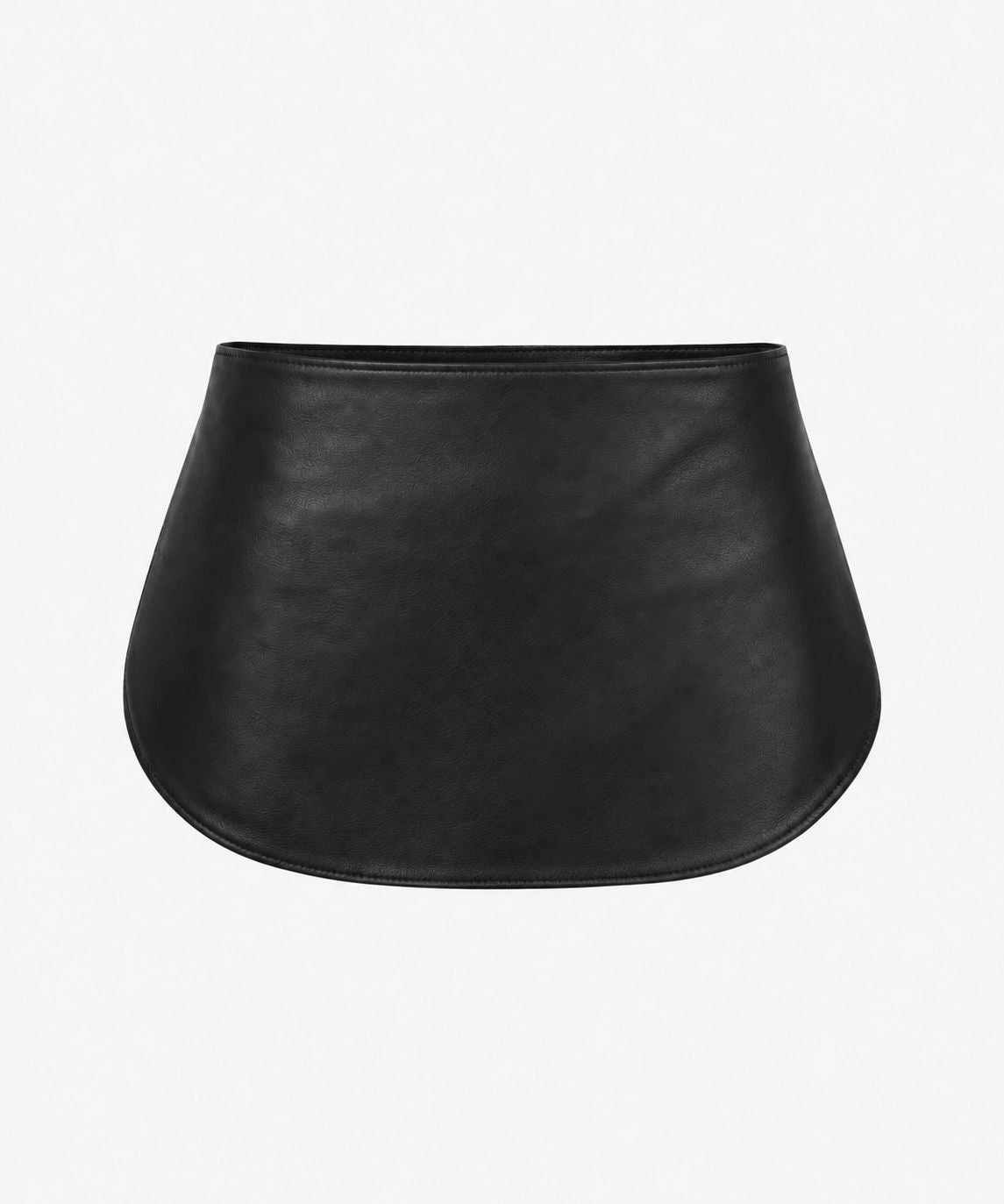 LEATHER BELT IN BLACK BELT STUDIO CUT 
