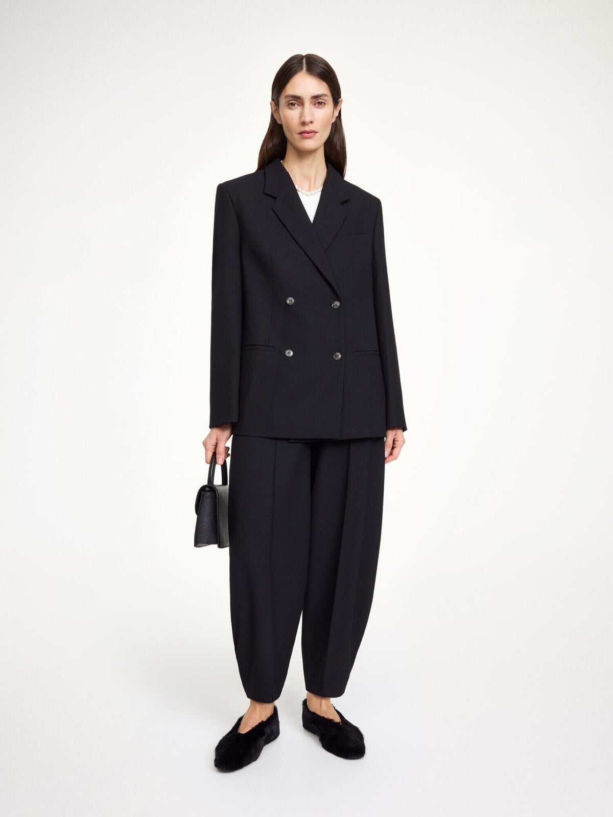 RAMONA BLAZER IN BLACK BLAZER BY MALENE BIRGER 
