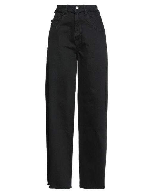 COCO WIDE JEANS IN GRAPHITE BLACK JEANS ICON DENIM 