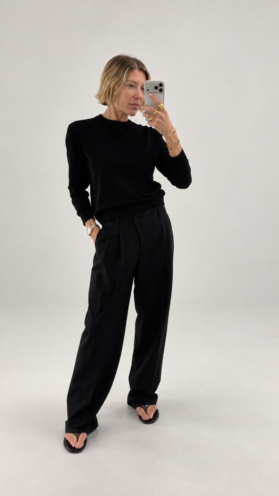 BANQUET PANTS IN BLACK PANTS IRO 