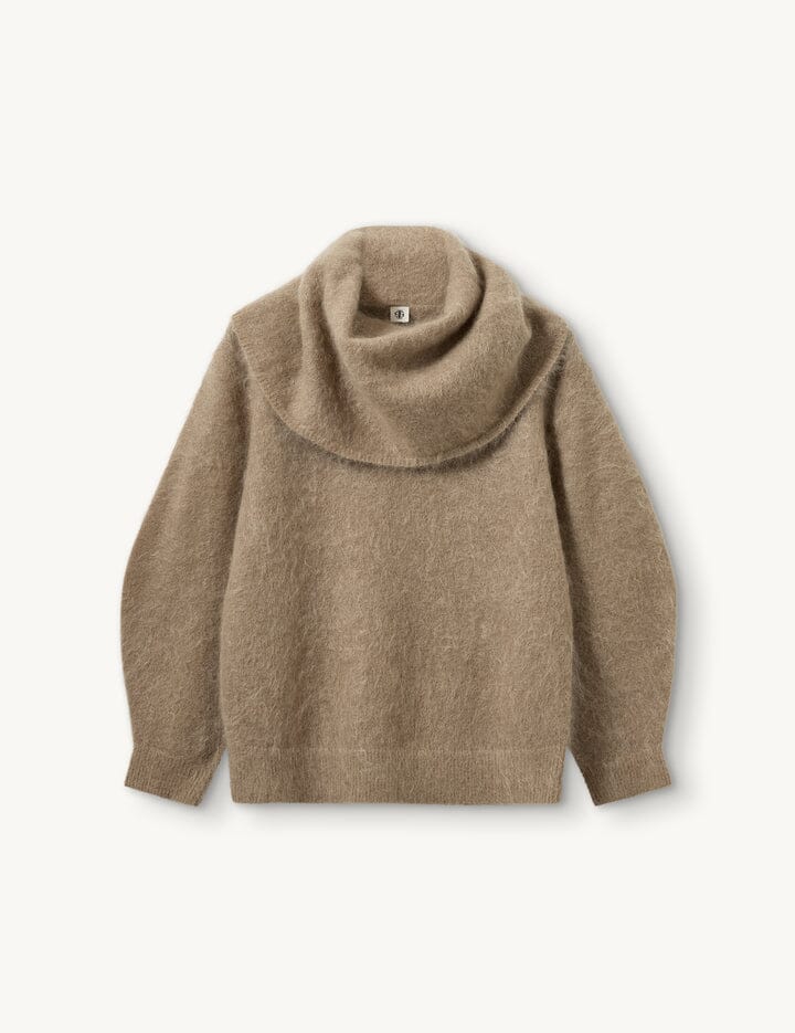 THE GARMENT-ROMA NECK SWEATER-RAW KNIT THE GARMENT 