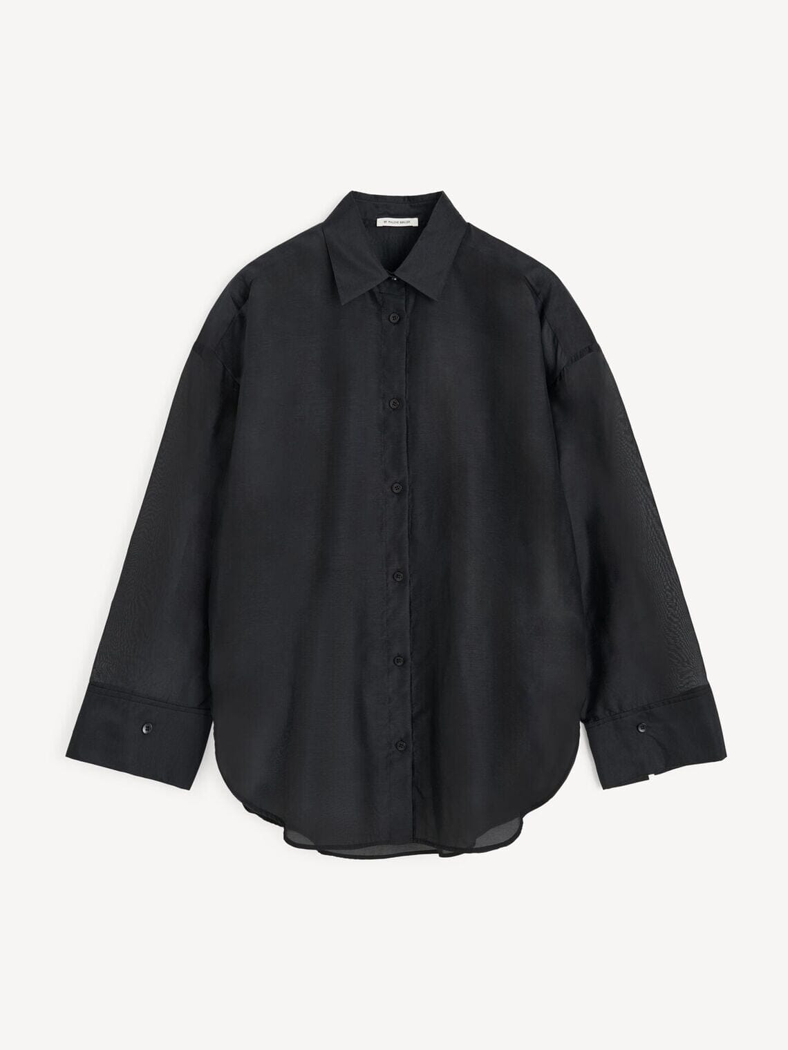 DERRIS ORGANZA SHIRT IN BLACK SHIRT BY MALENE BIRGER 