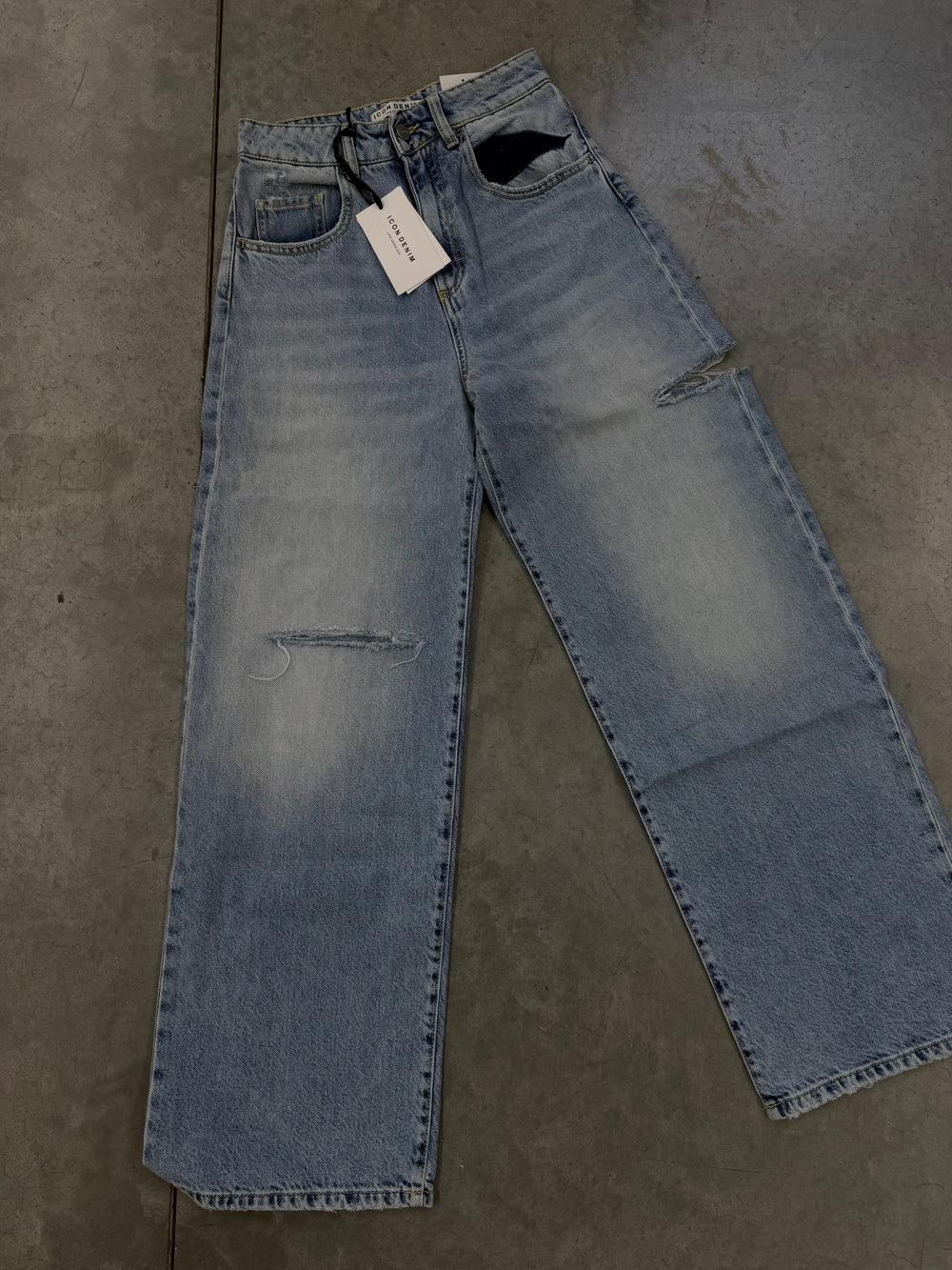 POPPY JEANS SLIT JEANS ICON DENIM 