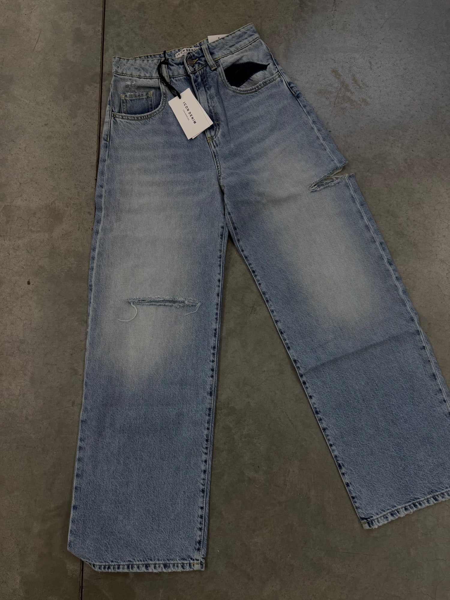 POPPY JEANS SLIT JEANS ICON DENIM 