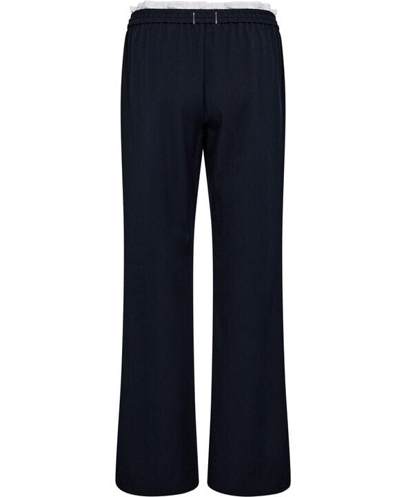 SCOTT DRAWSTRING CONTRAST PANTS IN DARK BLUE PANT DESIGNER REMIX 