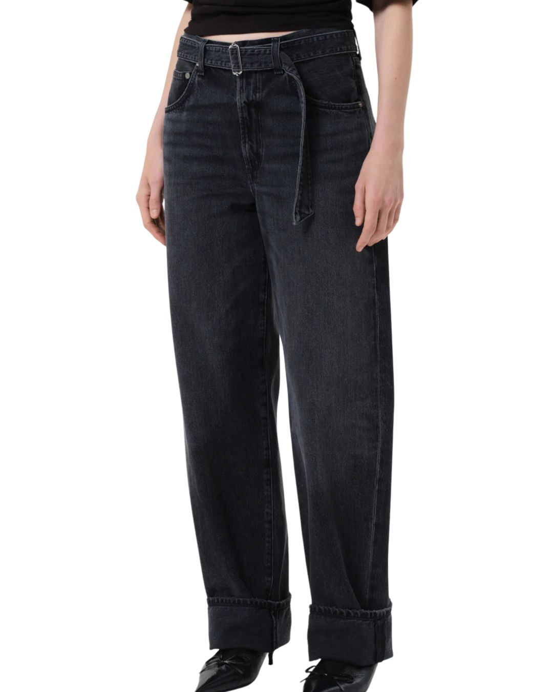CUFFED TAPER JEAN IN ARCANE JEANS AGOLDE 