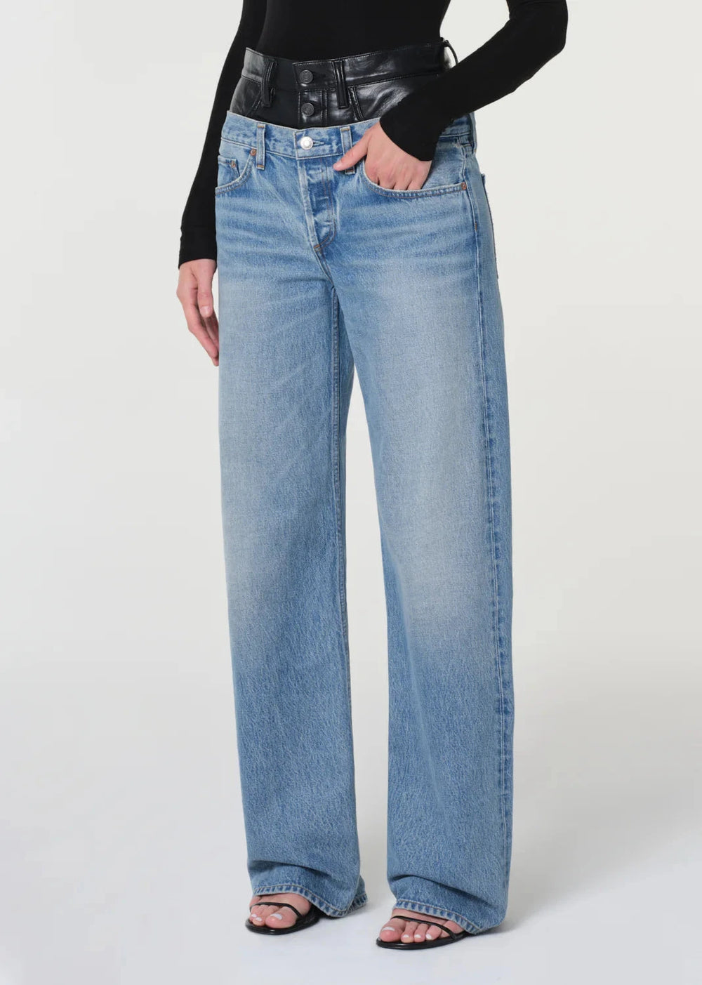 AGOLDE-ELSON JEAN-DETOX/OUTBREAK JEANS AGOLDE 