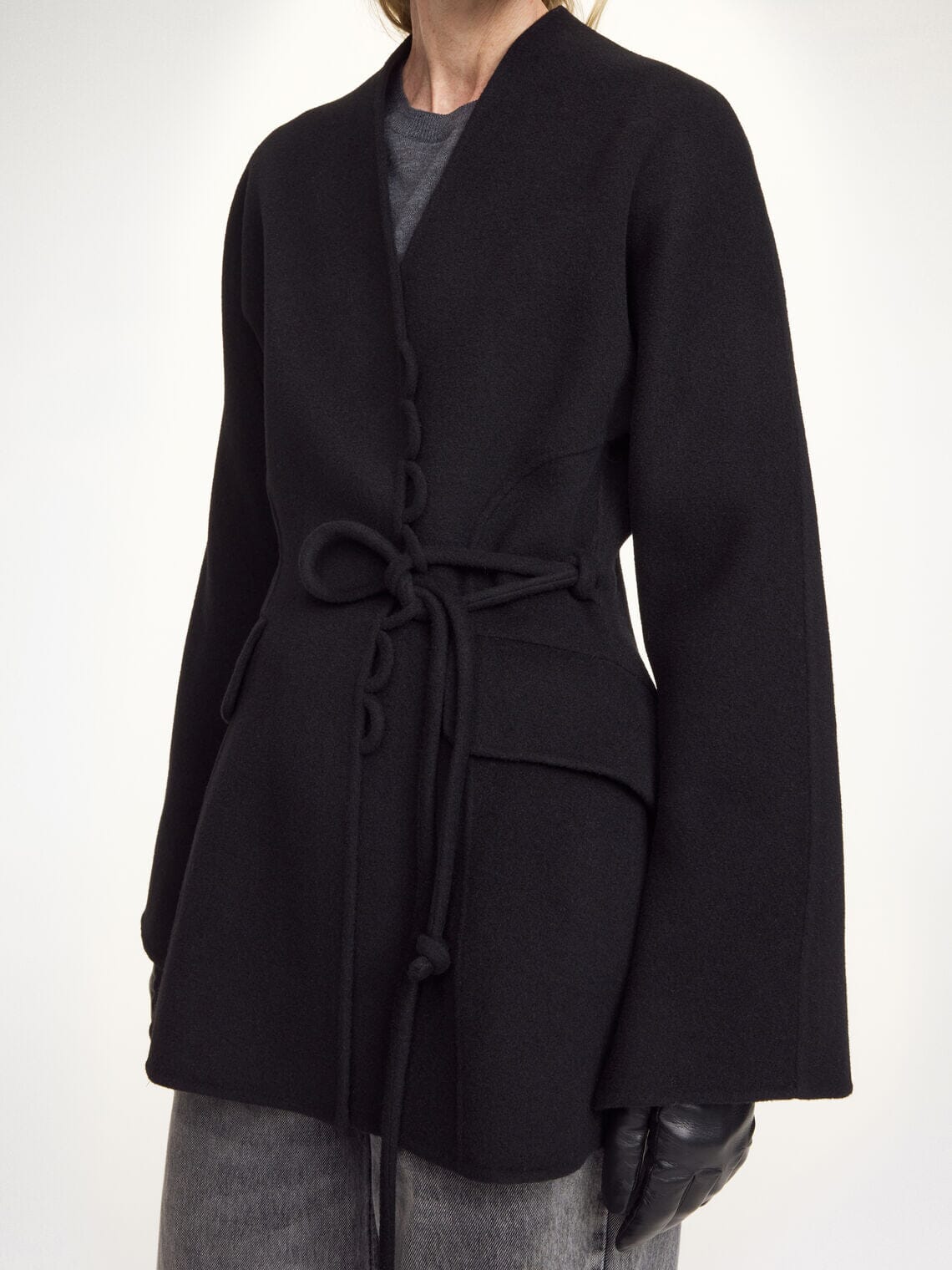 BY MALENE BIRGER-LALOU WOOL BLAZER-BLACK BLAZER BY MALENE BIRGER 