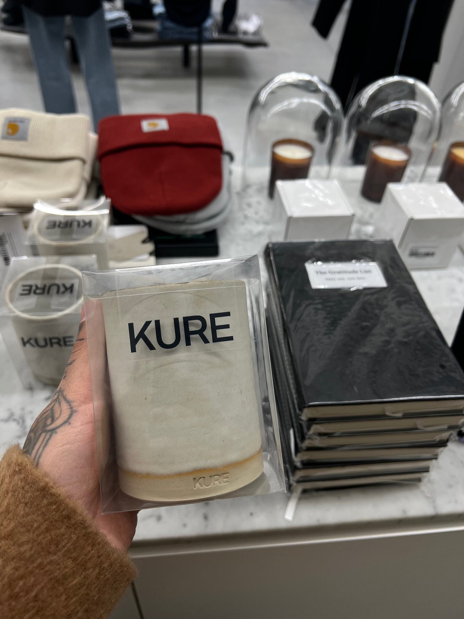 KURE-LARGE CUP-GREY ACCESSORIES KURE 