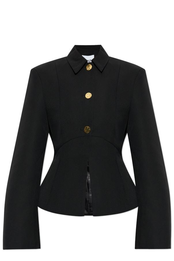 SUITING BLAZER WITH GOLD BUTTONS BLAZER GANNI 