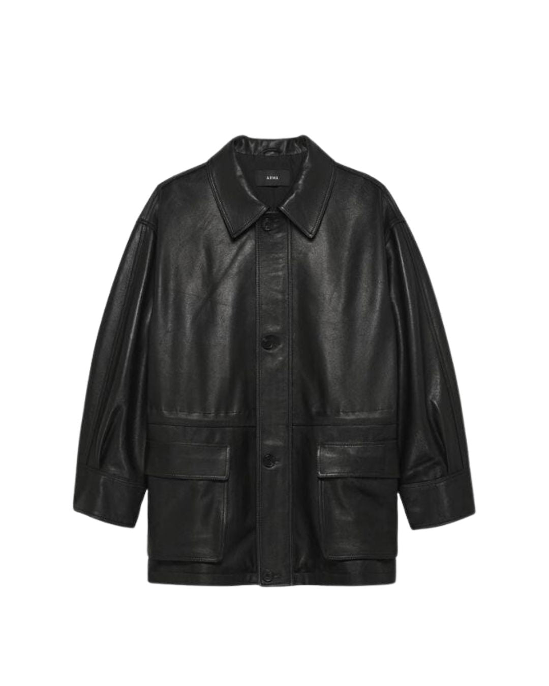 MAEVE LEATHER JACKET BLACK JACKET ARMA 