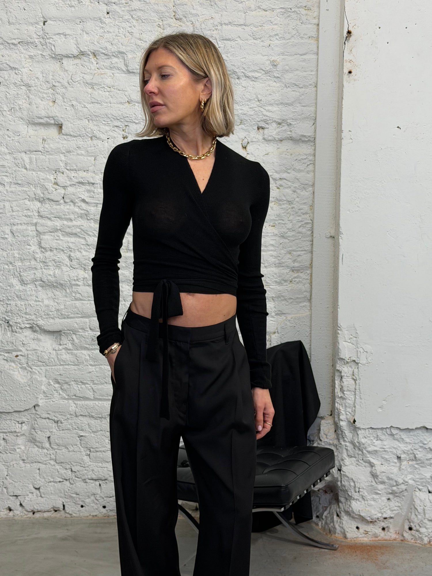 PAMA LOOSE PANTS IN BLACK PANTS CHRISTIAN WIJNANTS 