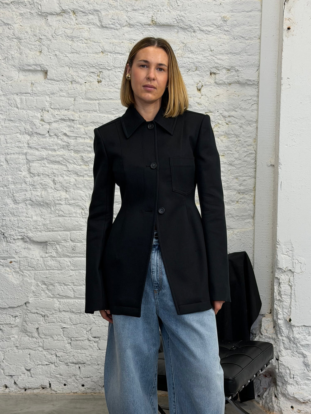 OTTELIA BLAZER IN BLACK BLAZER MAXMARA 