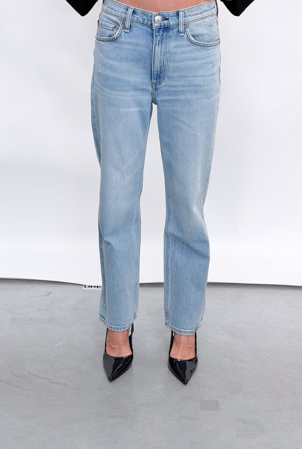 HARLOW MID-RISE FULL LENGHT STRAIGHT IN BLOOMFIELD JEANS RAG&BONE 
