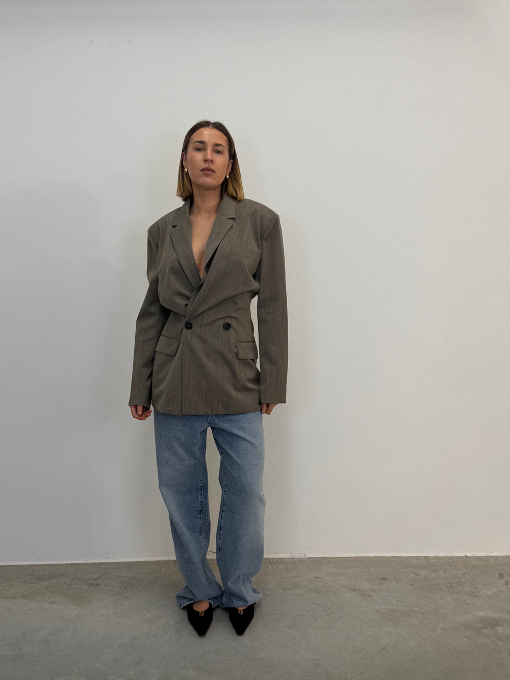 SUNRISE BLAZER IN BROWN TERRA BLAZER IRO 