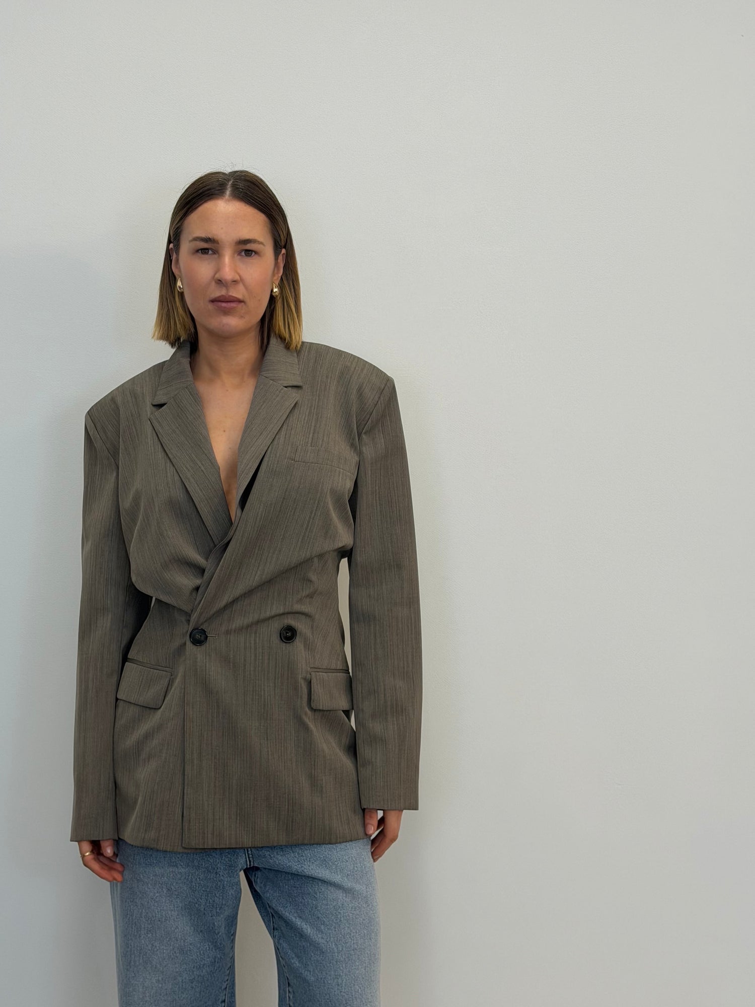 SUNRISE BLAZER IN BROWN TERRA BLAZER IRO 