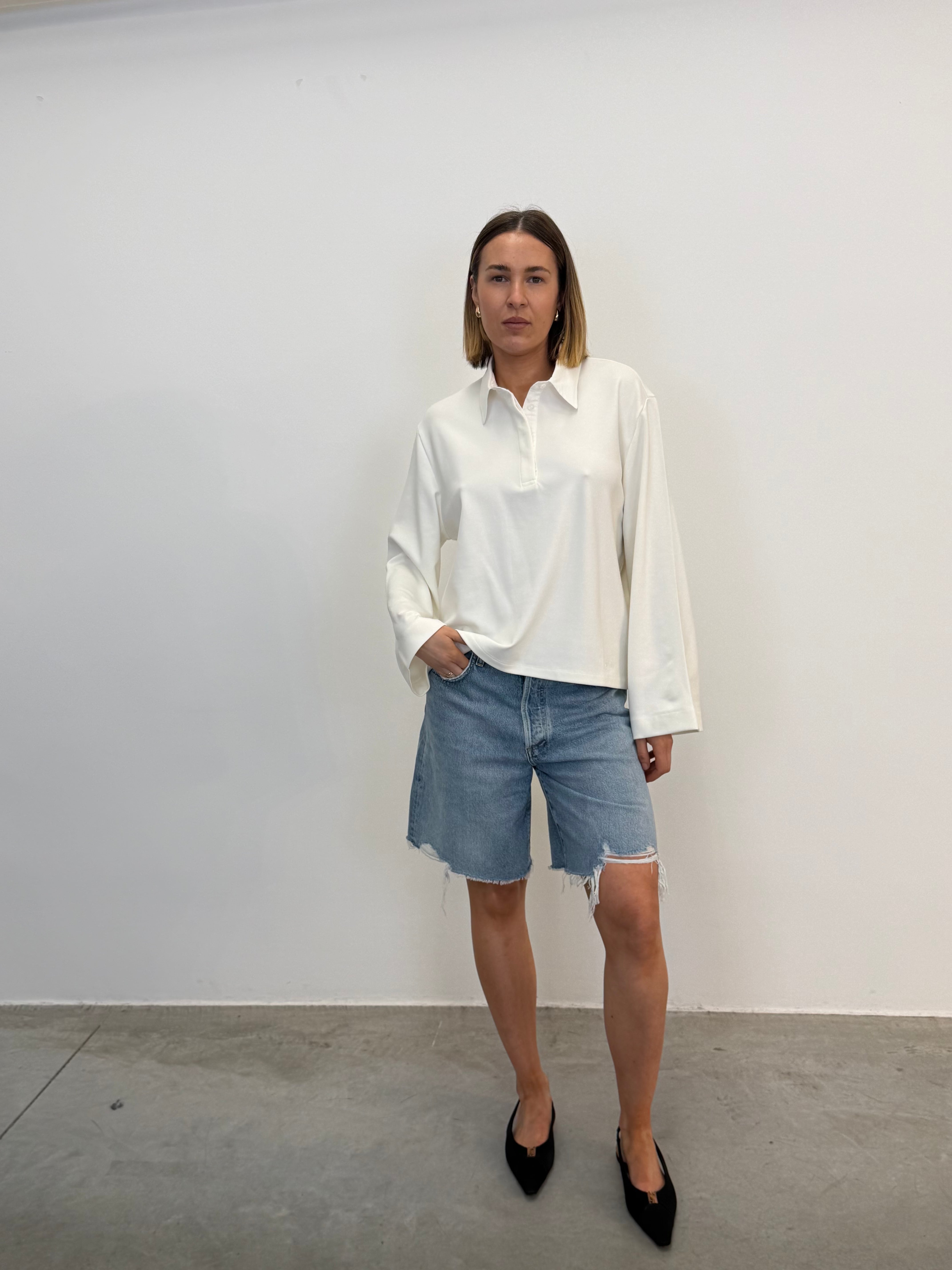 JANELLE TOP IN CREAM TOP STYLEIN 