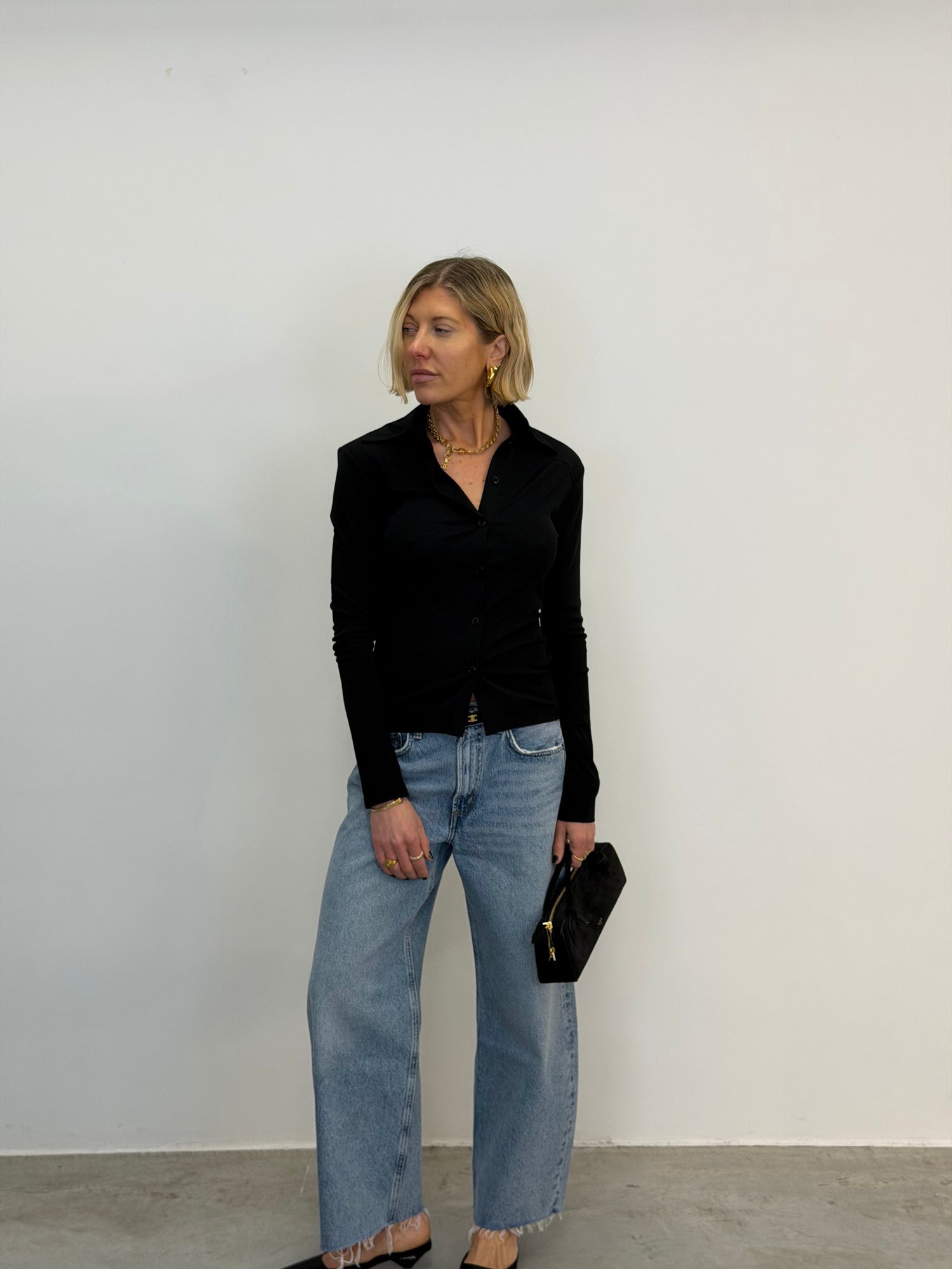 LOW CURVE FRAY IN FORCE JEANS AGOLDE 