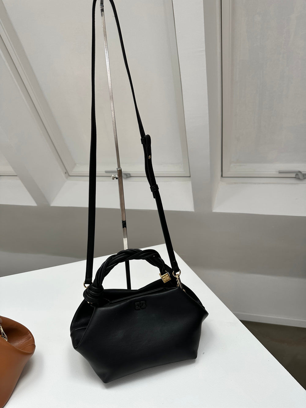 GANNI-A5379-BOU BAG MINI-BLACK BAG GANNI 