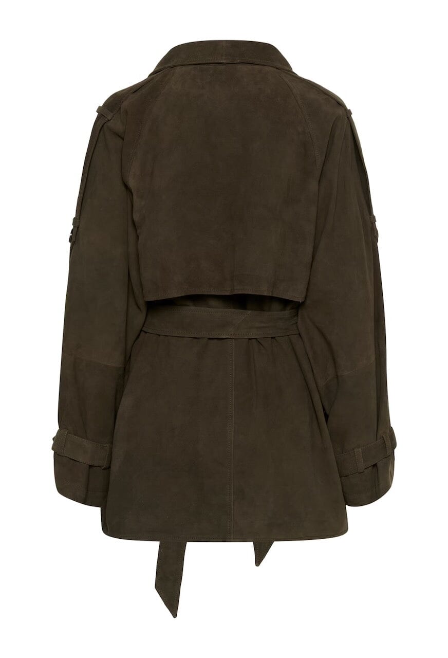 ESME JACKET IN DARK CROCODILE JACKET GESTUZ 