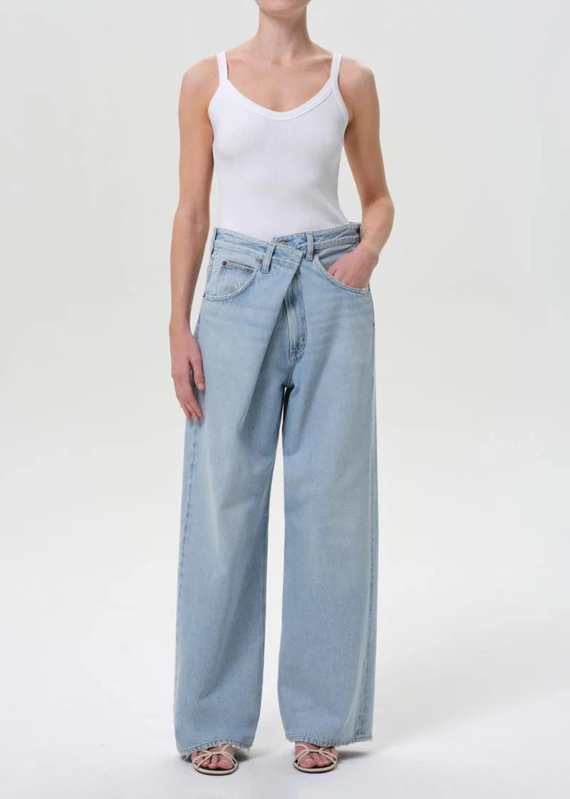 VANA FOLD JEANS IN SPARK JEANS AGOLDE 
