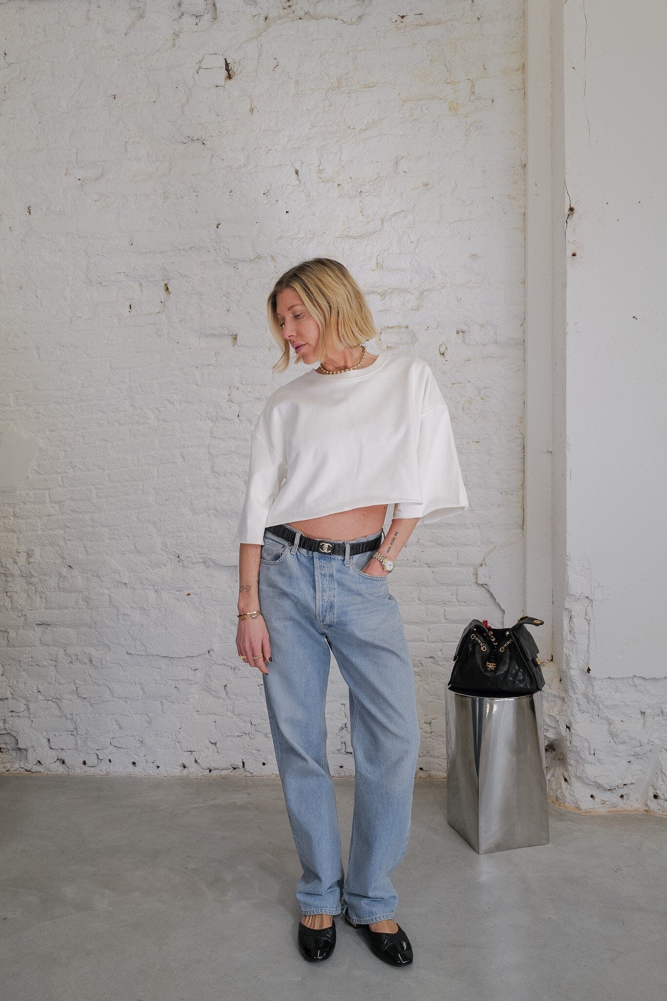SEMI SWEAT IN IVORY T-SHIRT KURE 