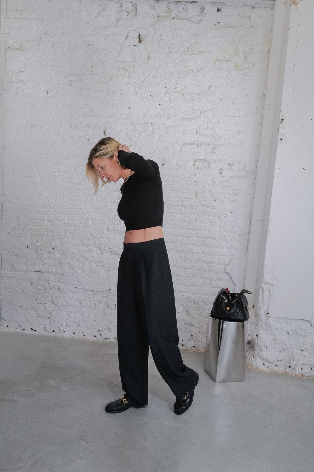ICONIC KURE CROPPED KNIT SWEATER KURE 