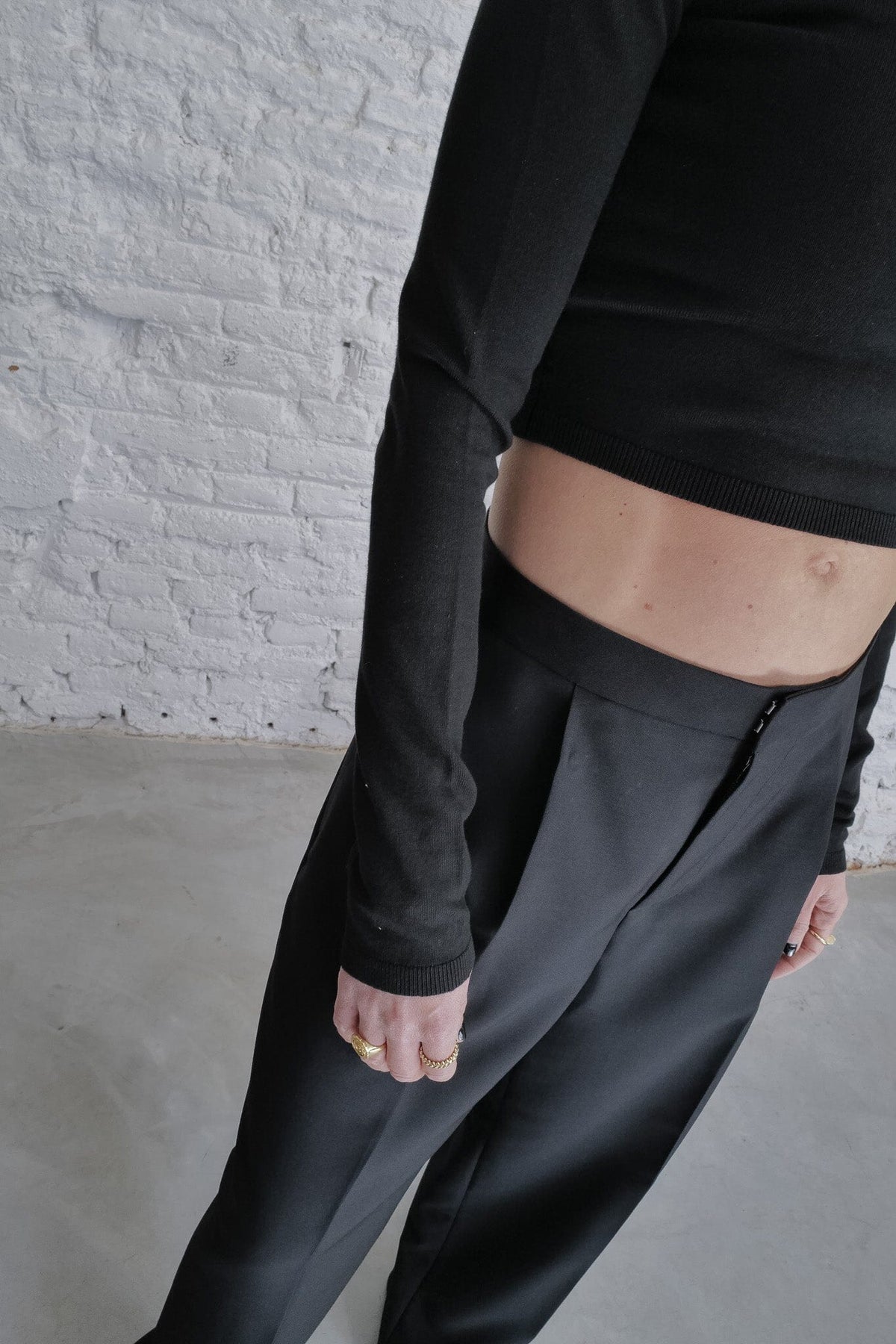 ICONIC KURE CROPPED KNIT SWEATER KURE 