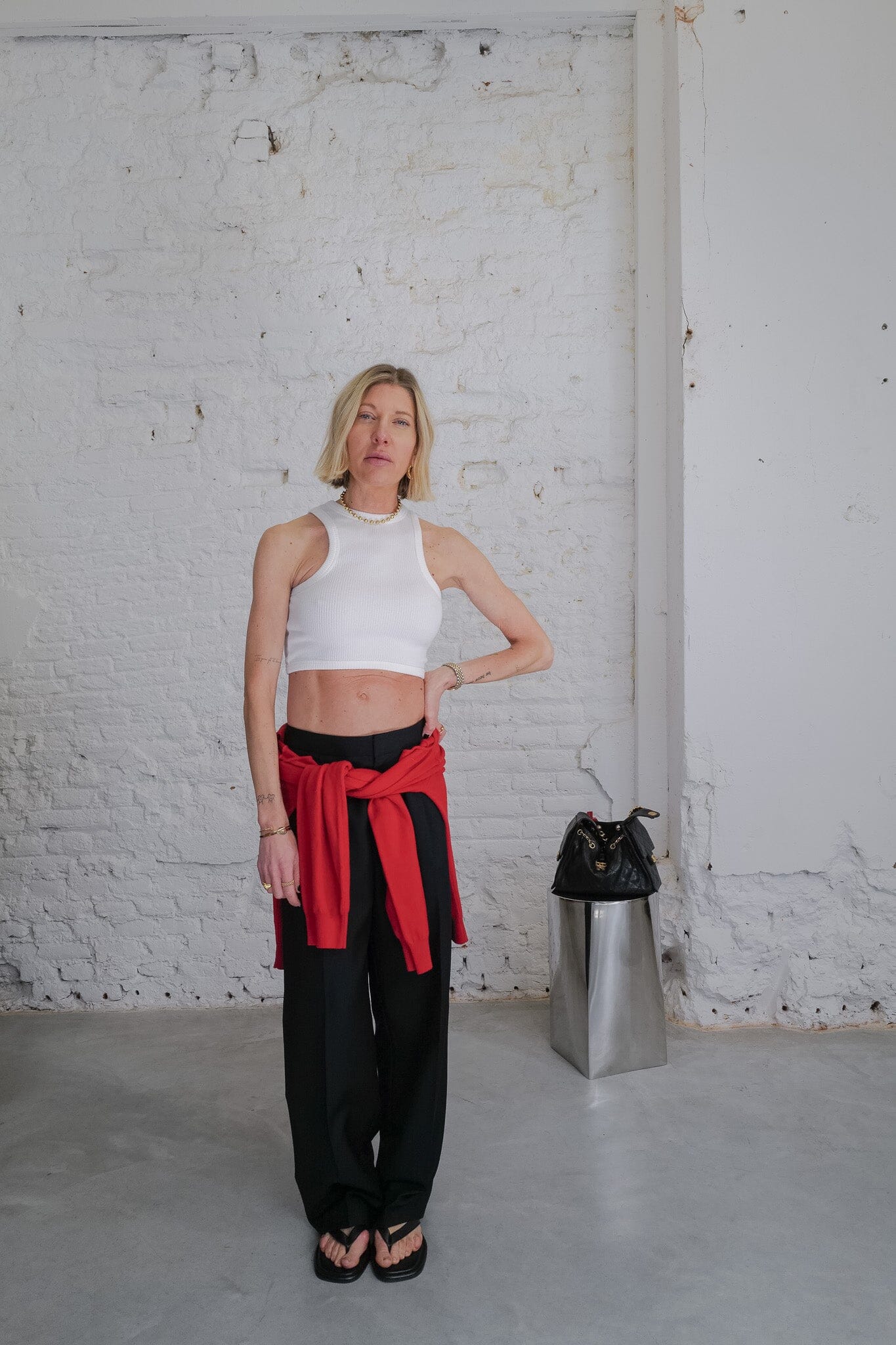 TORY CROP TANK TOP TOP KURE 