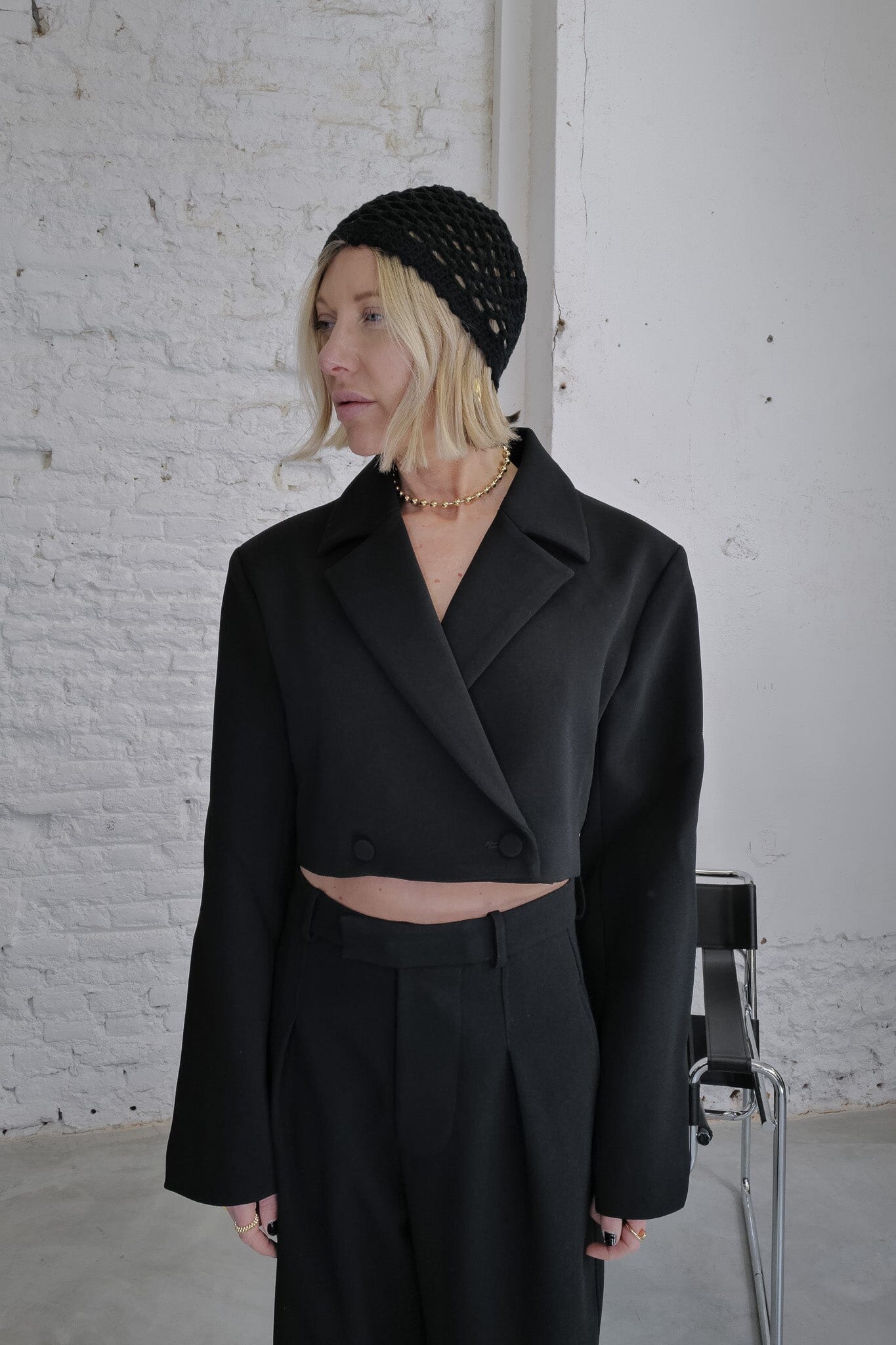 JONOS CROPPED HEAVY BLAZER BLAZER KURE 