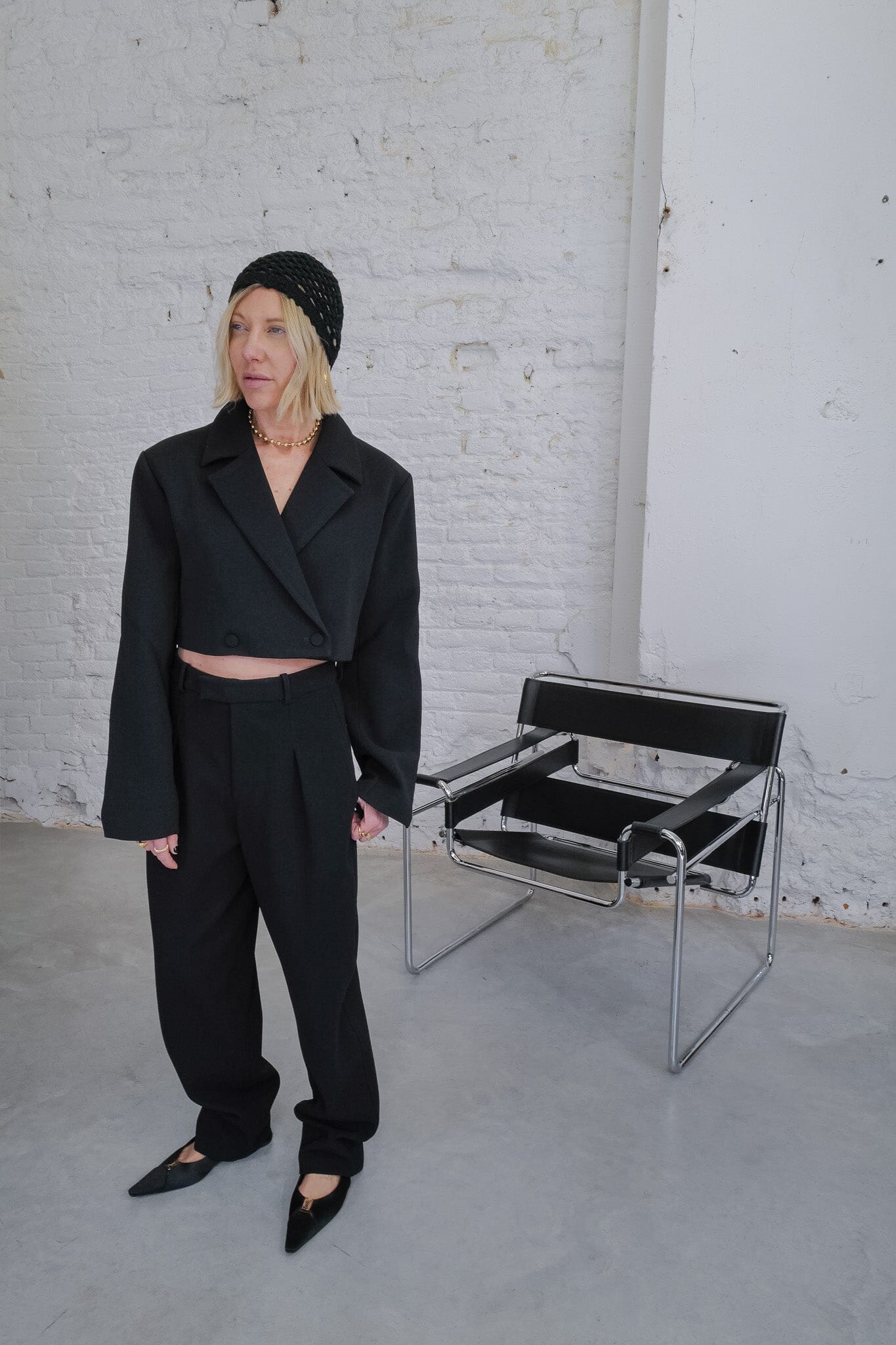 JONOS CROPPED HEAVY BLAZER BLAZER KURE 