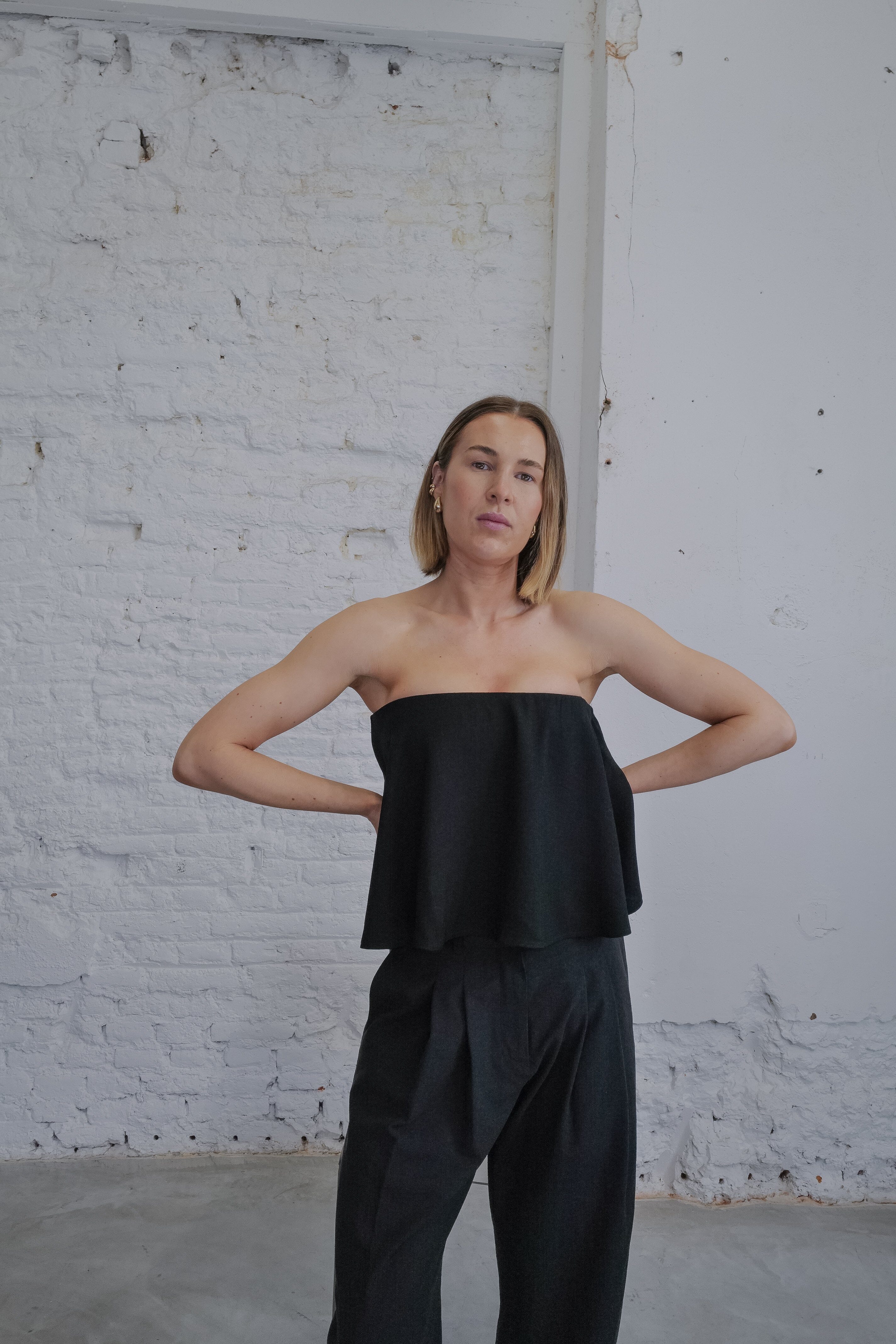 OPAL TOP IN BLACK TOP HERSKIND 