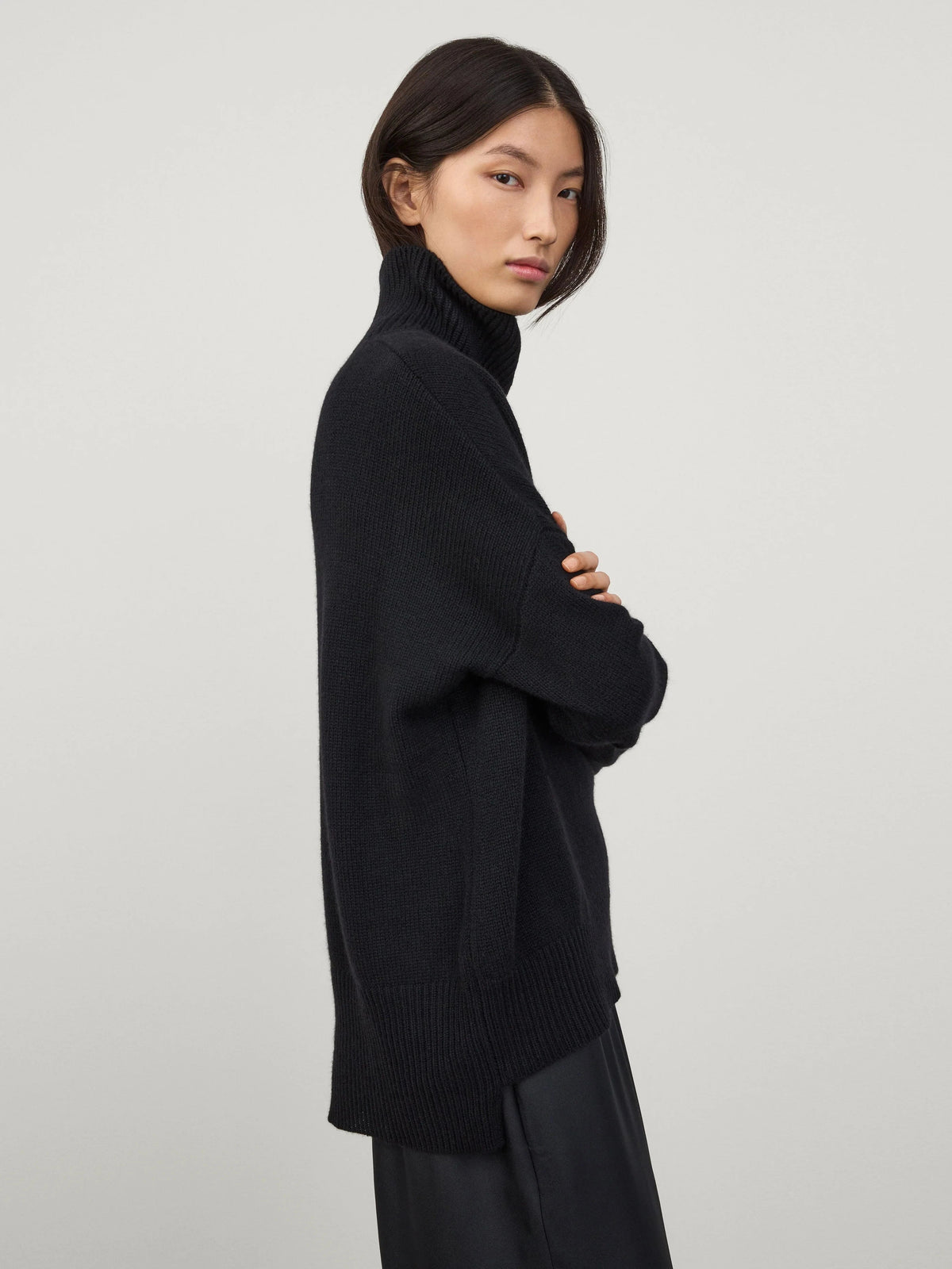 HEIDI CASHMERE ROLL NECK SWEATER SWEATER LISA YANG 