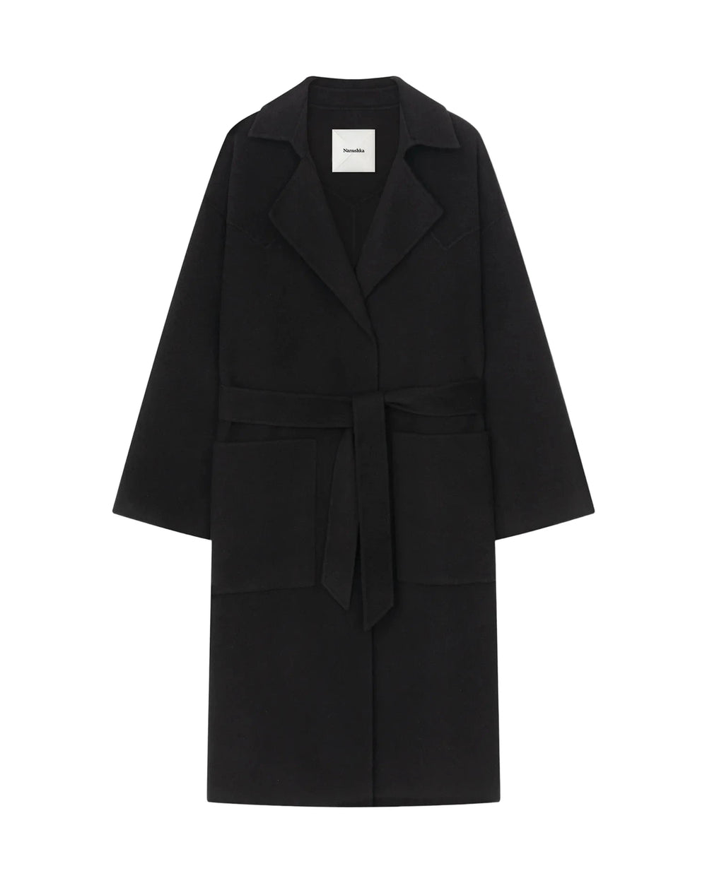 ALAMO COAT IN BLACK COAT NANUSHKA 